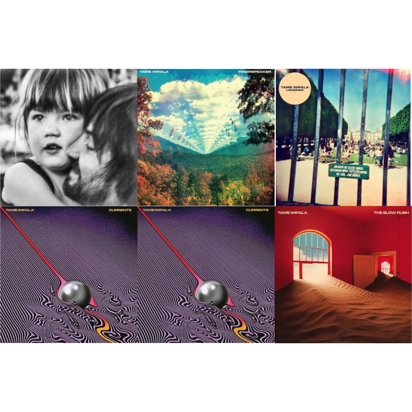 Deadbeat (X) & Innerspeaker & Lonerism & Currents & Currents & Slow Rush