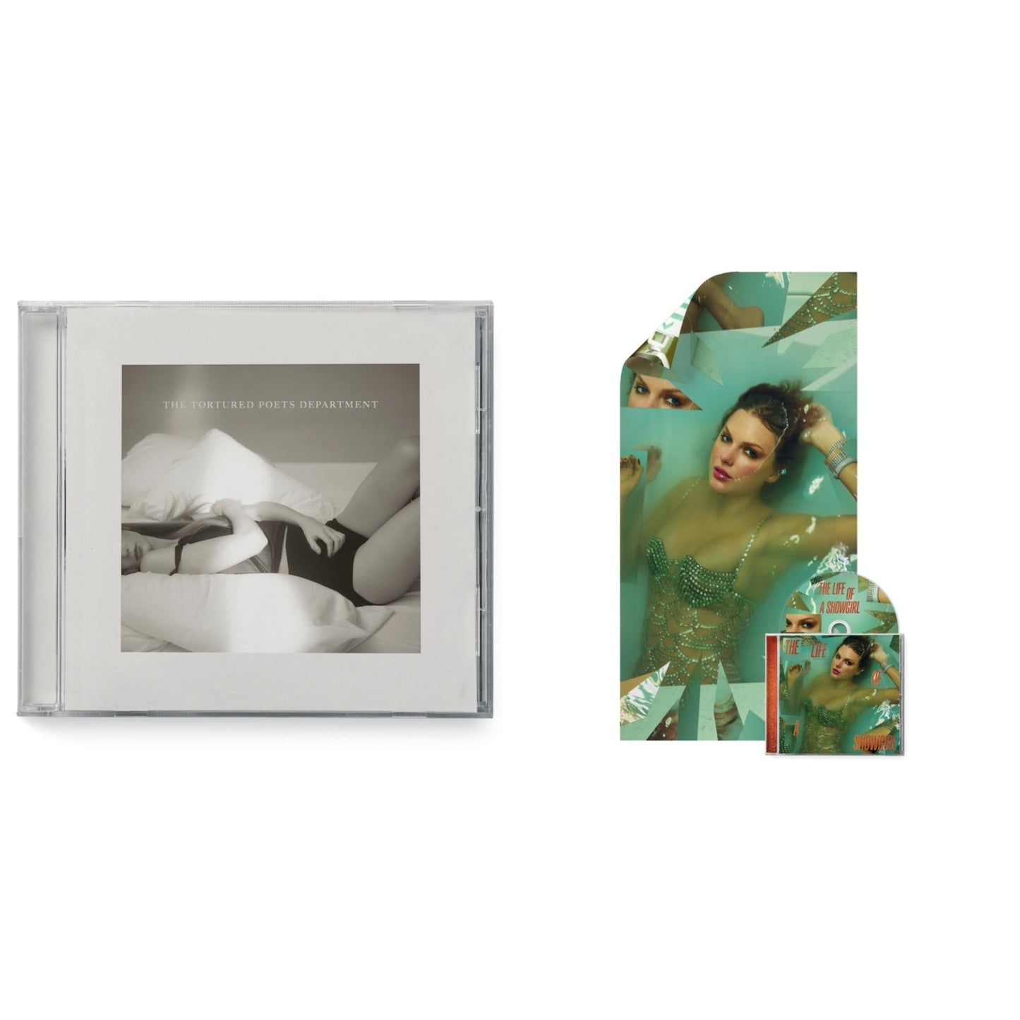 Tortured Poets Department (X) (Manuscript- Bonus Track) & Life Of A Showgirl (X) (Sweat & Vanilla Perfume CD W/ Poster)