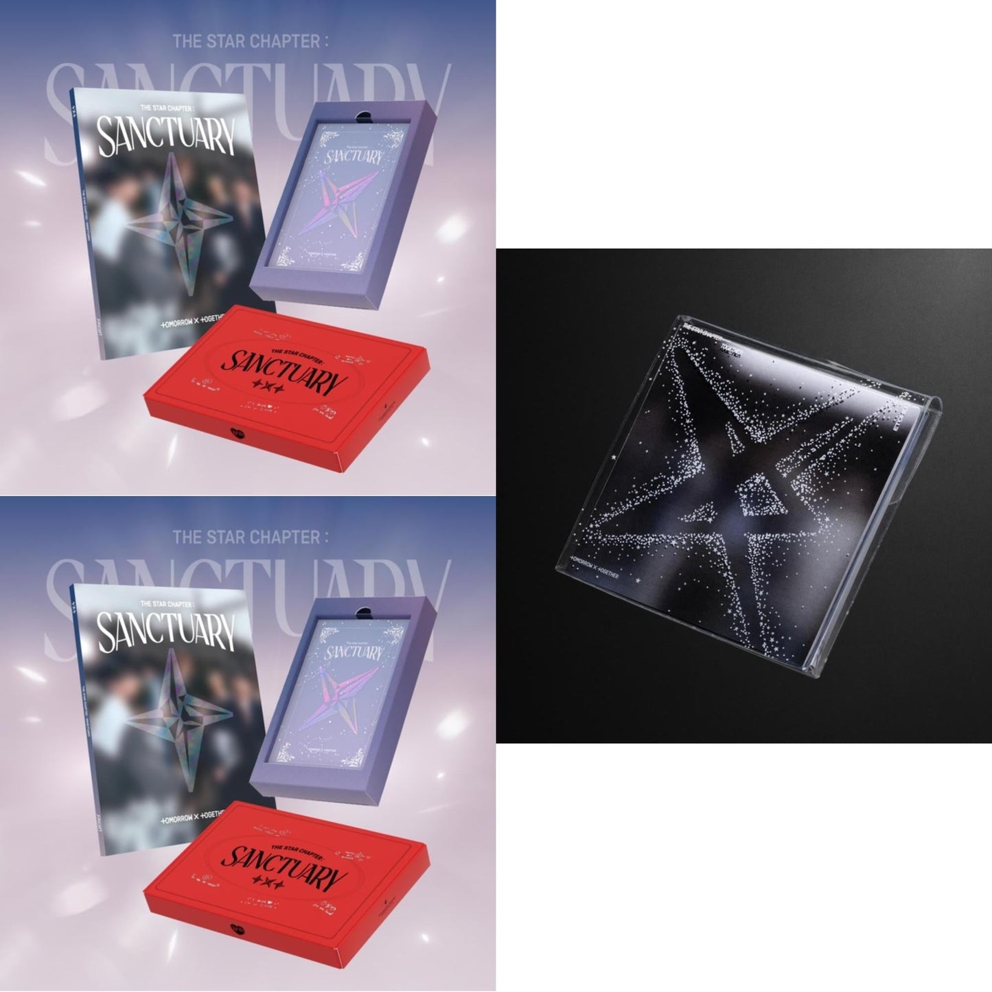 Star Chapter: Sanctuary (Knight Ver.) & Star Chapter: Sanctuary (Savior Ver.) & Star Chapter: Together (Etched Ver.)