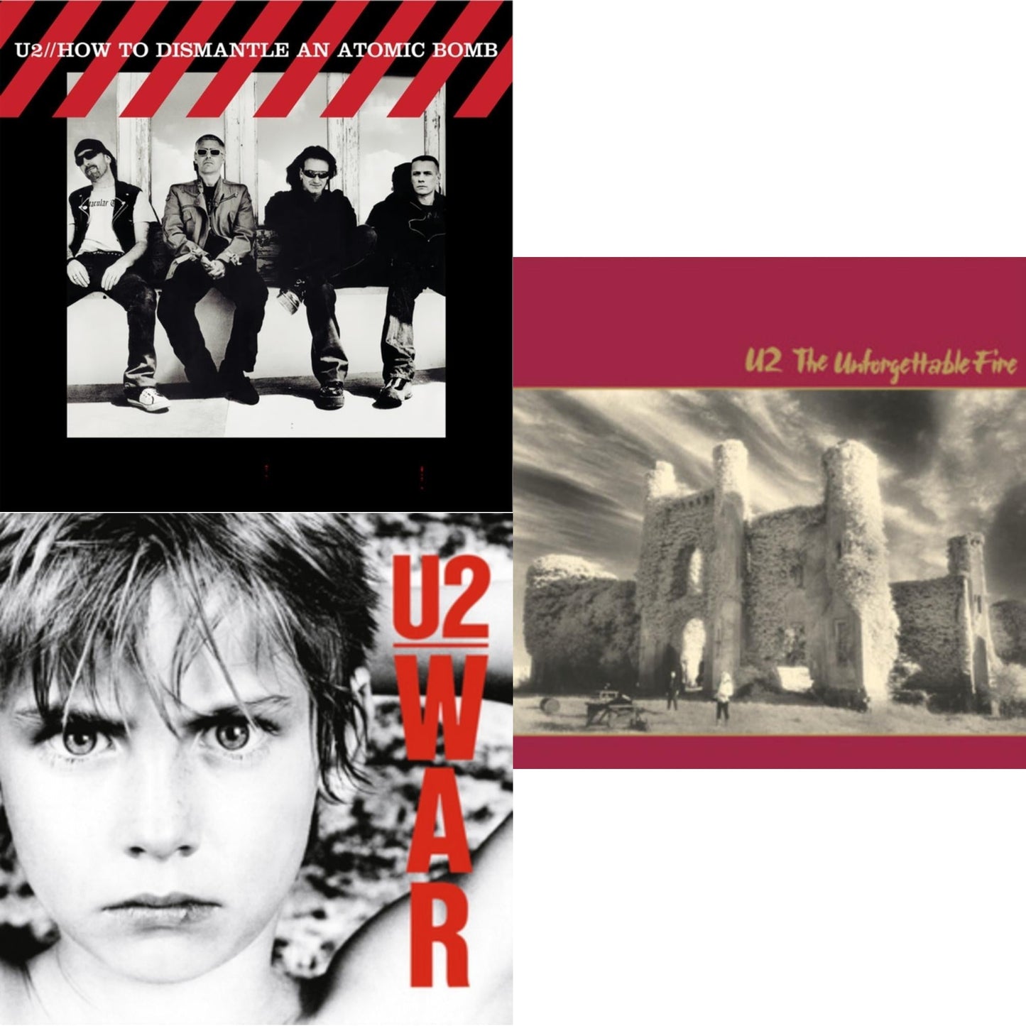 How To Dismantle An Atomic Bomb (20Th Anniversary) (2LP/180G) & War & Unforgettable Fire