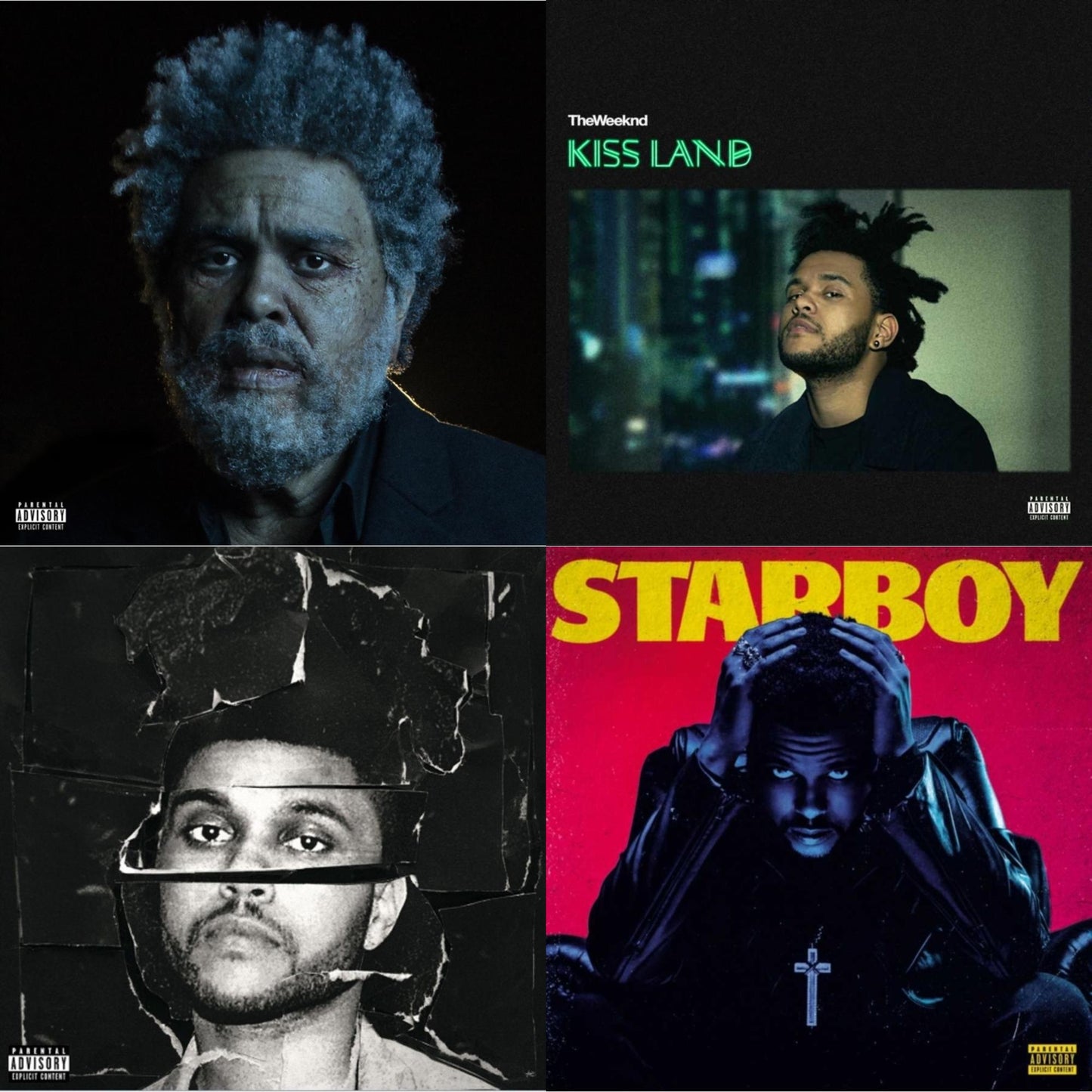 Dawn Fm (X) & Kiss Land & Beauty Behind The Madness (X) & Starboy (Ex)