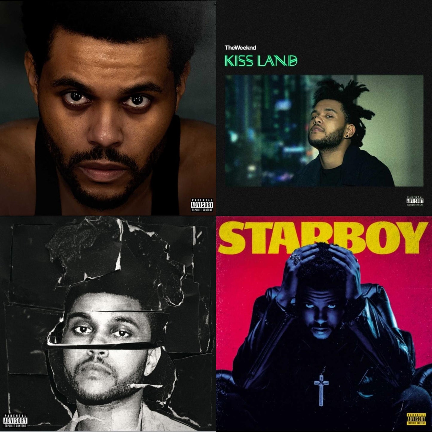 Hurry Up Tomorrow (X) & Kiss Land & Beauty Behind The Madness (X) & Starboy (Ex)
