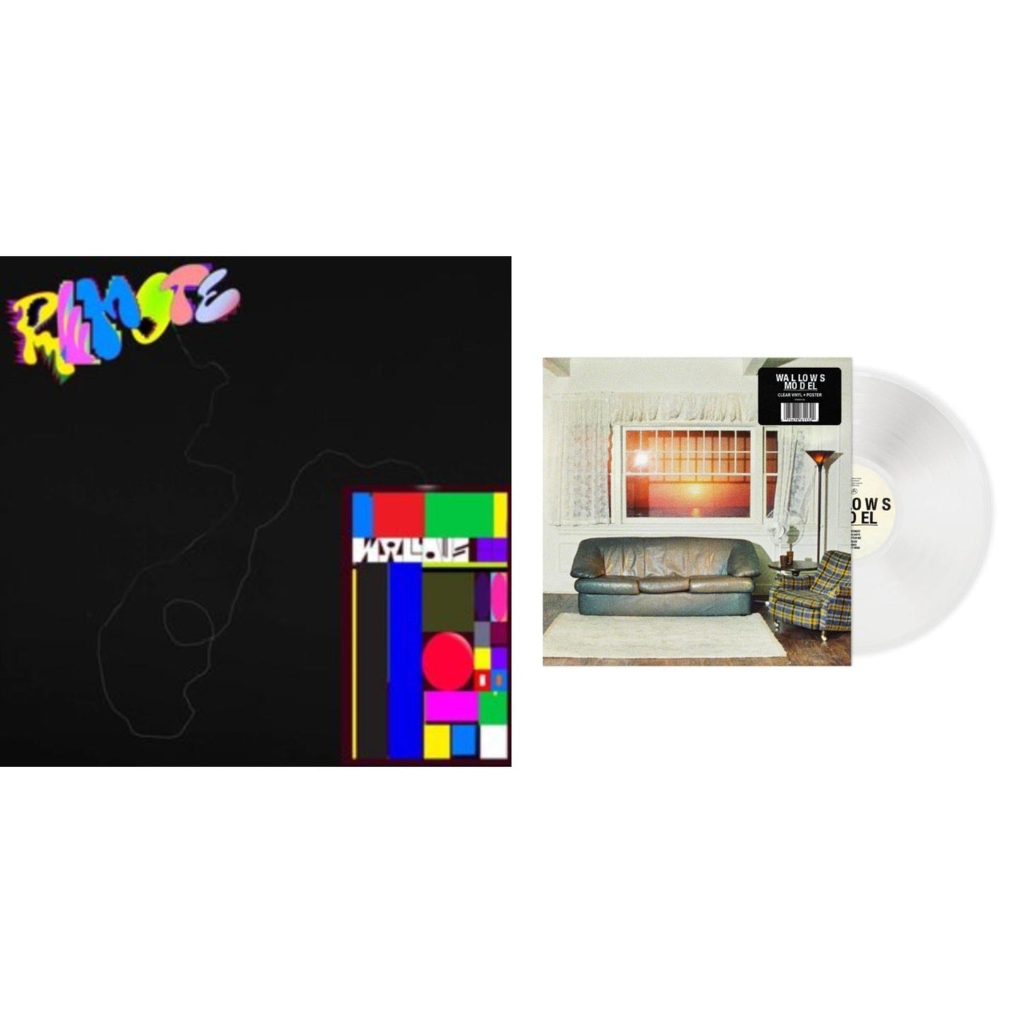 Model (Clear LP Vinyl) & Remote (Pink LP Vinyl/Etched B-Side)