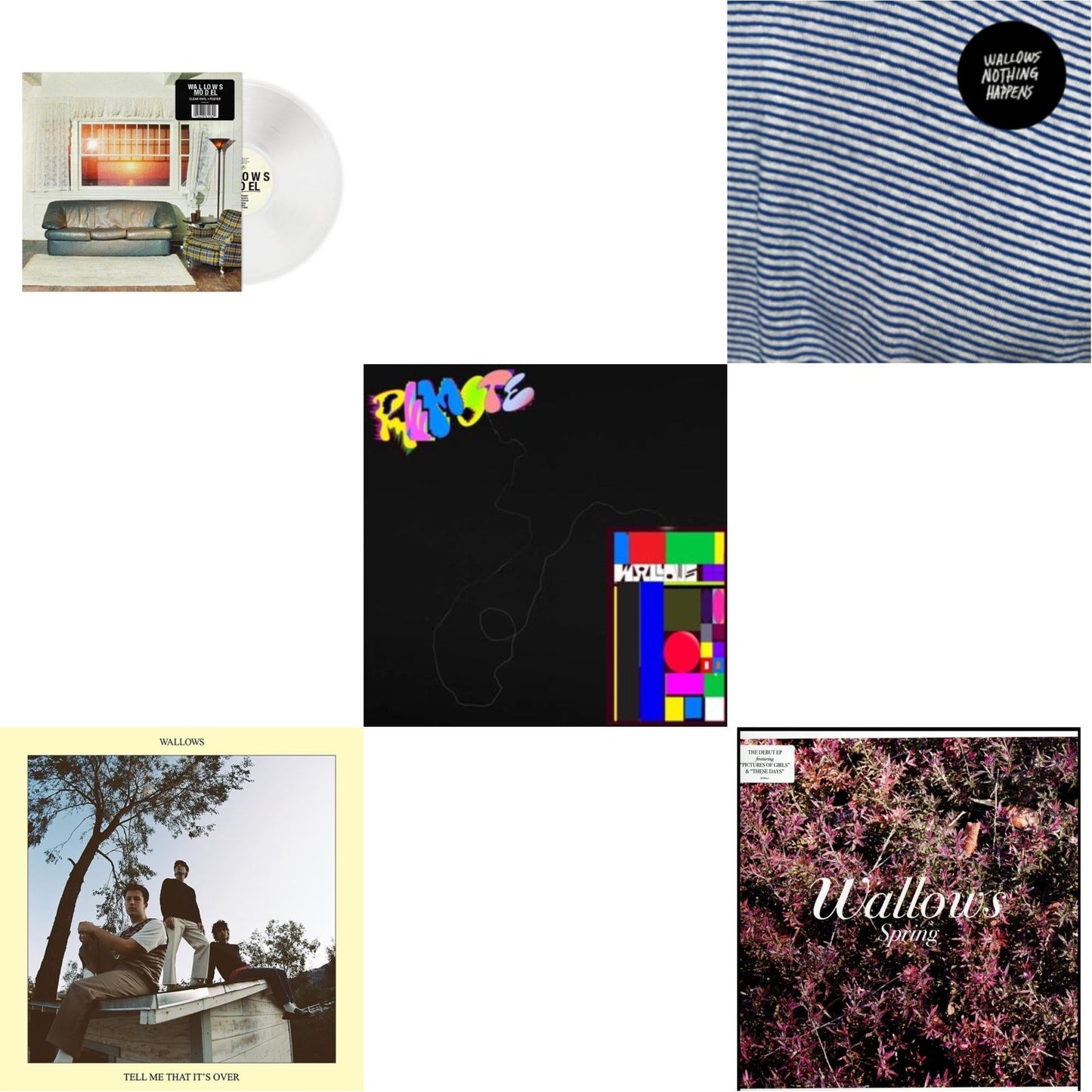 Model (Clear LP Vinyl) & Tell Me That It's Over (Yellow LP Vinyl) & Remote (Pink LP Vinyl/Etched B-Side) & Nothing Happens (LP/Dl Code) & Spring Ep (X) (Pink & Green LP Vinyl)