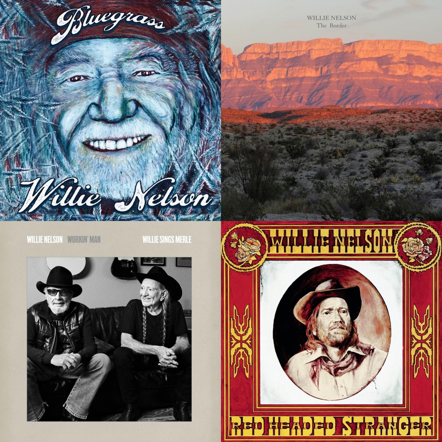Bluegrass & Border & Workin Man: Willie Sings Merle & Red Headed Stranger
