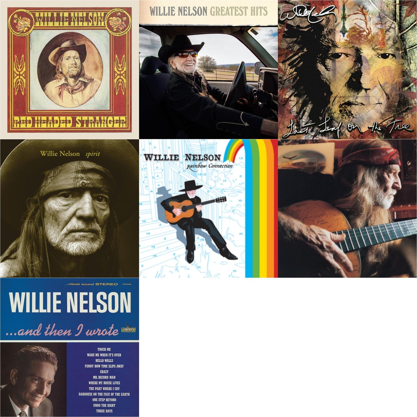 Red Headed Stranger (150G/Dl Insert) & Greatest Hits & Last Leaf On The Tree (Amber Fossil Vinyl/2LP) & Spirit (180G) & Rainbow Connection & It Always Will Be & And Then I Wrote (Blue LP Vinyl)
