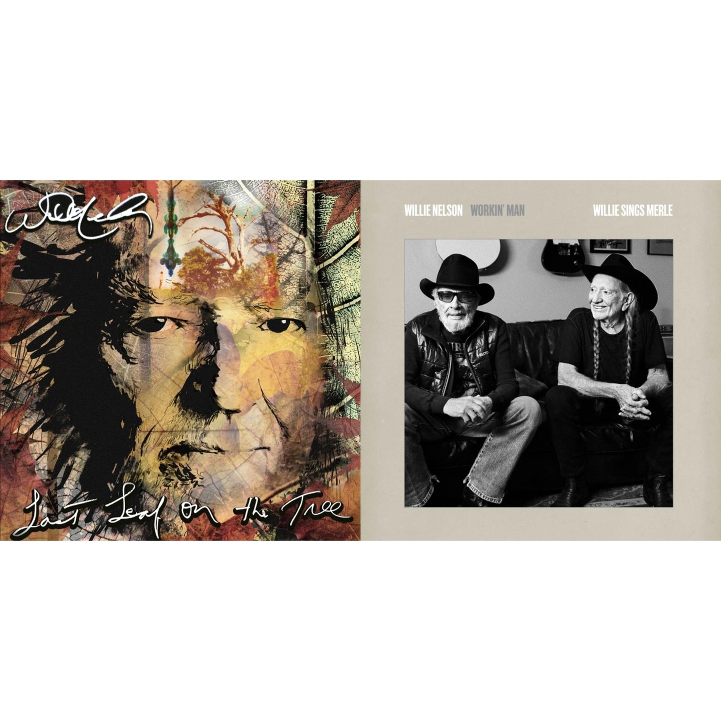 Last Leaf On The Tree (Amber Fossil Vinyl/2LP) & Workin Man: Willie Sings Merle
