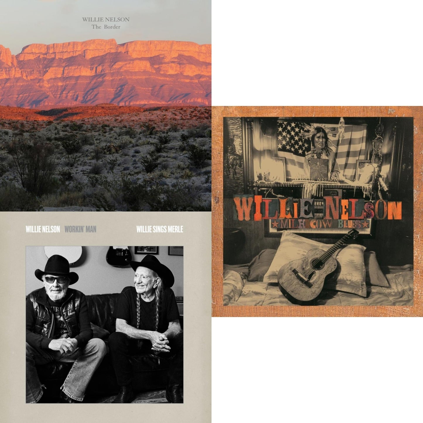 Border & Workin Man: Willie Sings Merle & Milk Cow Blues (2LP/180G)