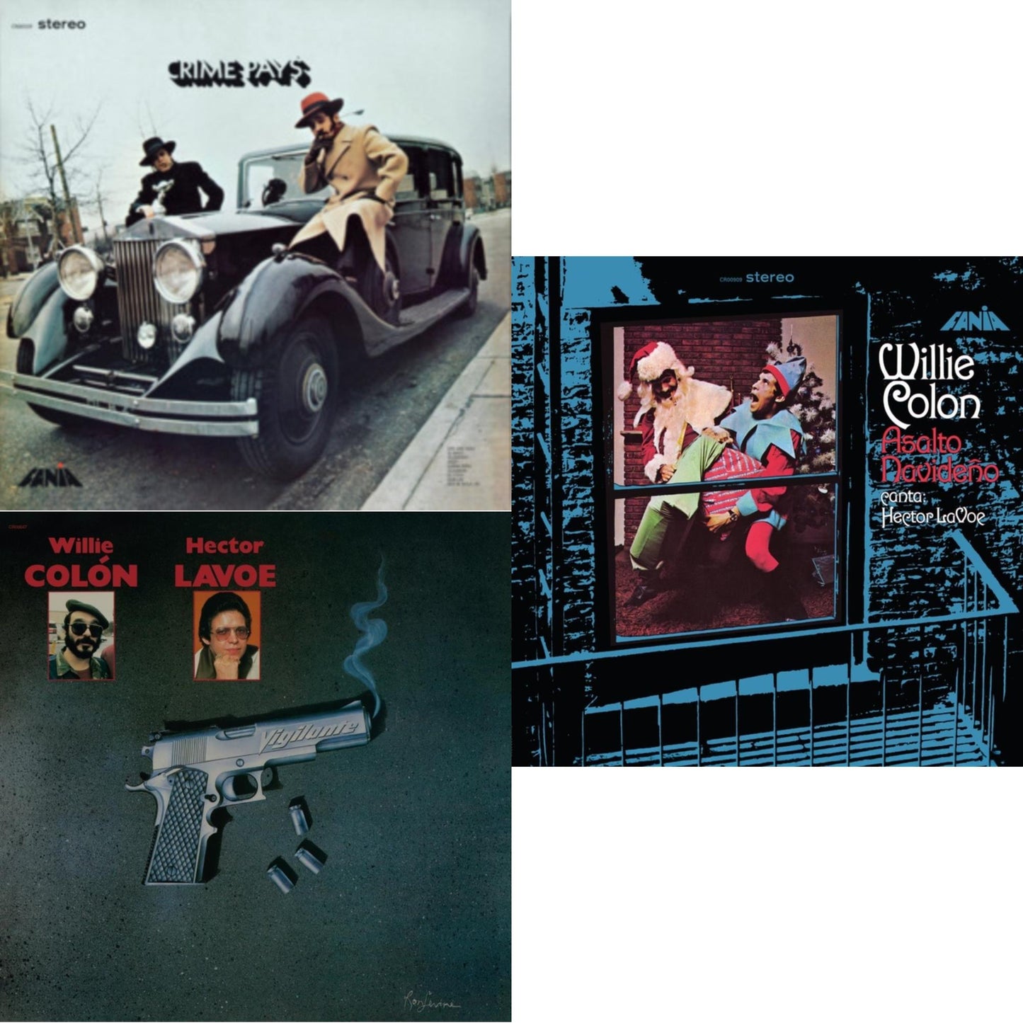 Crime Pays & Vigilante & Asalto Navideno (180G)