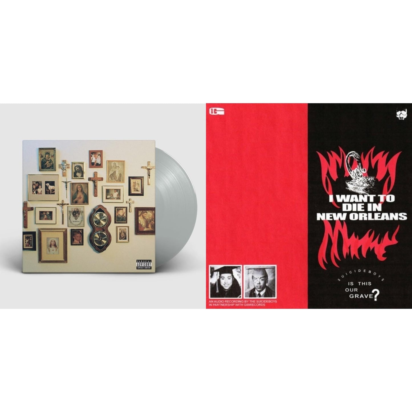 Thy Kingdom Come (Translucent Natural LP Vinyl) & I Want To Die In New Orleans (Silver LP Vinyl)