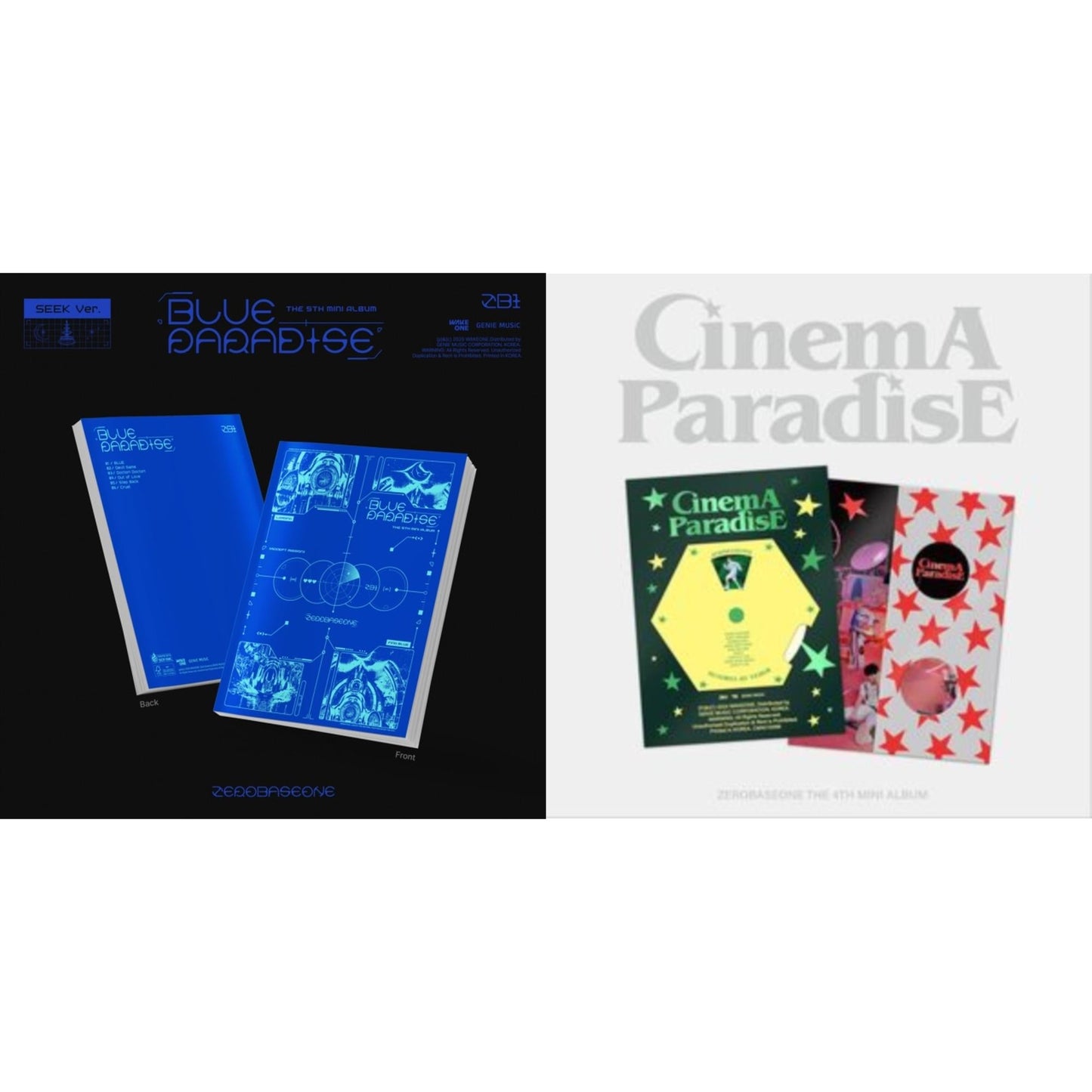 Blue Paradise (Seek Ver.) & 4Th Mini Album (Cinema Paradise)