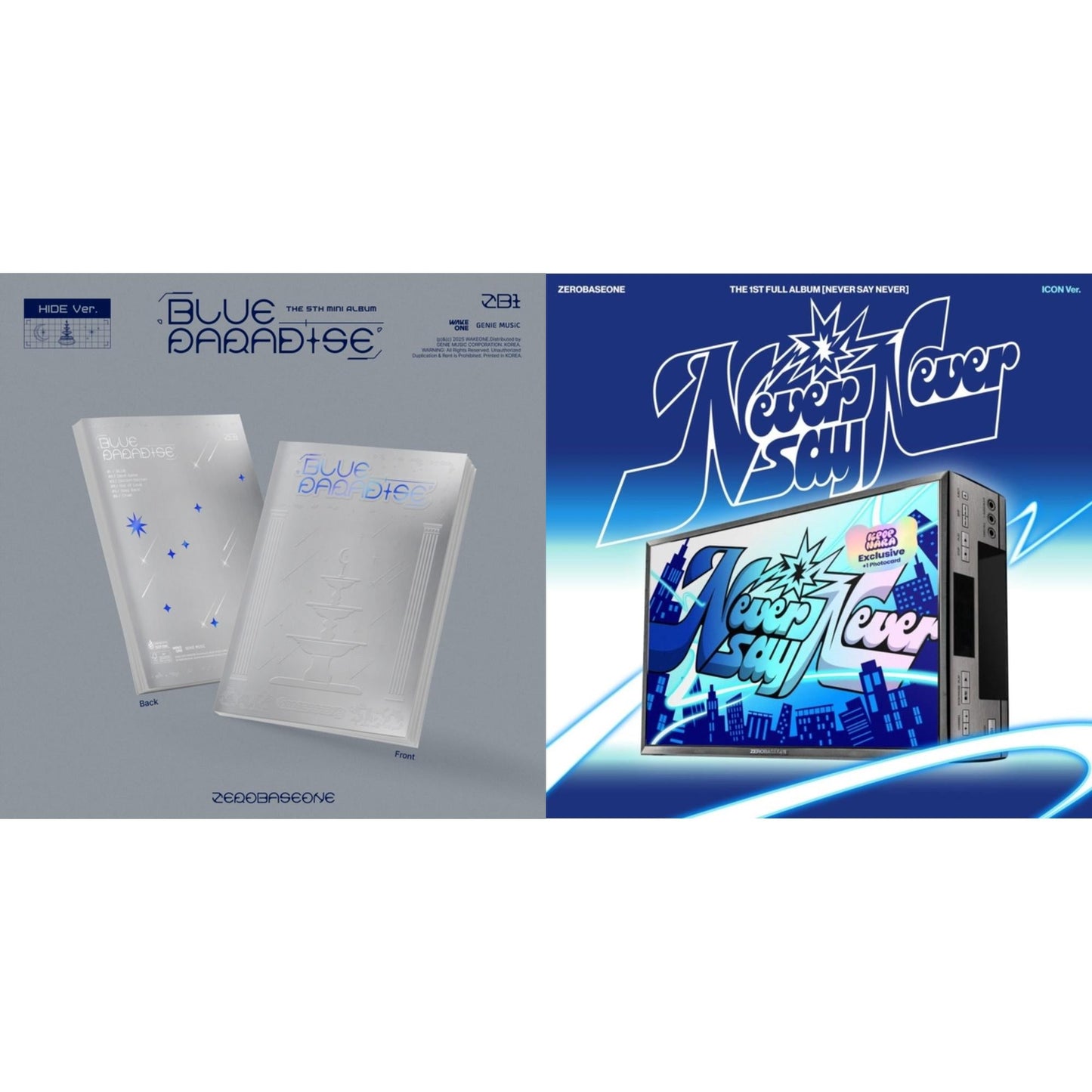 Blue Paradise (Hide Ver.) & Never Say Never (Icon Ver.)