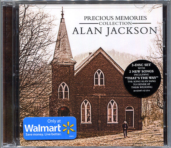 This CD is brand new.Format: CDMusic Style: Pop RockThis item's title is: Precious Memories CollectionArtist: Alan JacksonLabel: IRS NASHVILLEBarcode: 602557218190Release Date: 4/28/2017