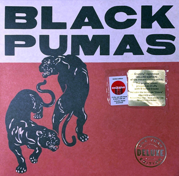 Black Pumas - Black Pumas (Cream LP Vinyl) & Black Pumas (Deluxe/Gold & Red/Black Marble Vinyl/2LP)