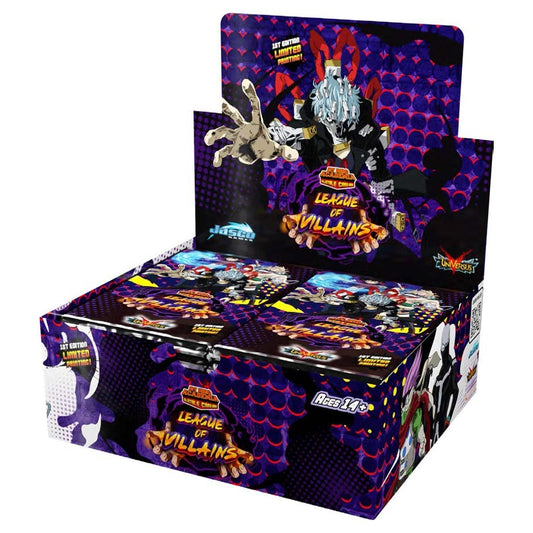 Image of My Hero Academia CCG: LoV: Series 4 Booster Display from the brand Jasco Games with the barcode 850034738192.