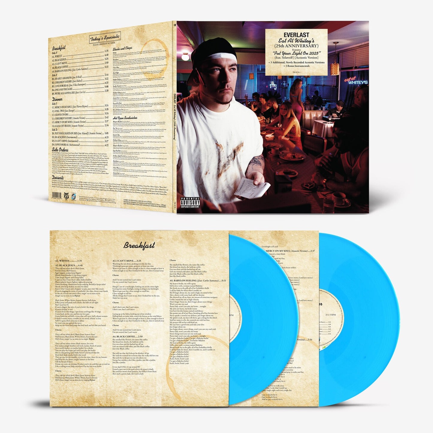 Whitey Ford Sings The Blues & Eat At Whitey's (25Th Anniversary/Blue Vinyl/2LP)