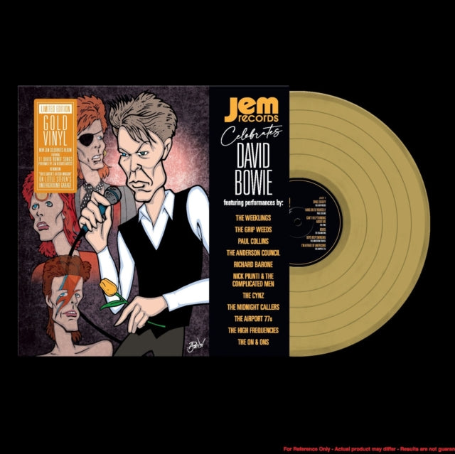 Jem Records Celebrates David Bowie (Gold LP Vinyl)