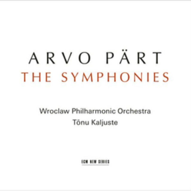 This CD is brand new.Format: CDMusic Style: ContemporaryThis item's title is: Part: The SymphoniesArtist: Arvo PartLabel: ECM New SeriesBarcode: 028948168026Release Date: 4/20/2018
