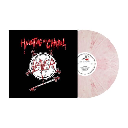 This LP Vinyl is brand new.Format: LP VinylMusic Style: ThrashThis item's title is: Haunting The Chapel (Red & White Marbled LP Vinyl)Artist: SlayerLabel: METAL BLADE RECORDSBarcode: 039841578461Release Date: 10/22/2021