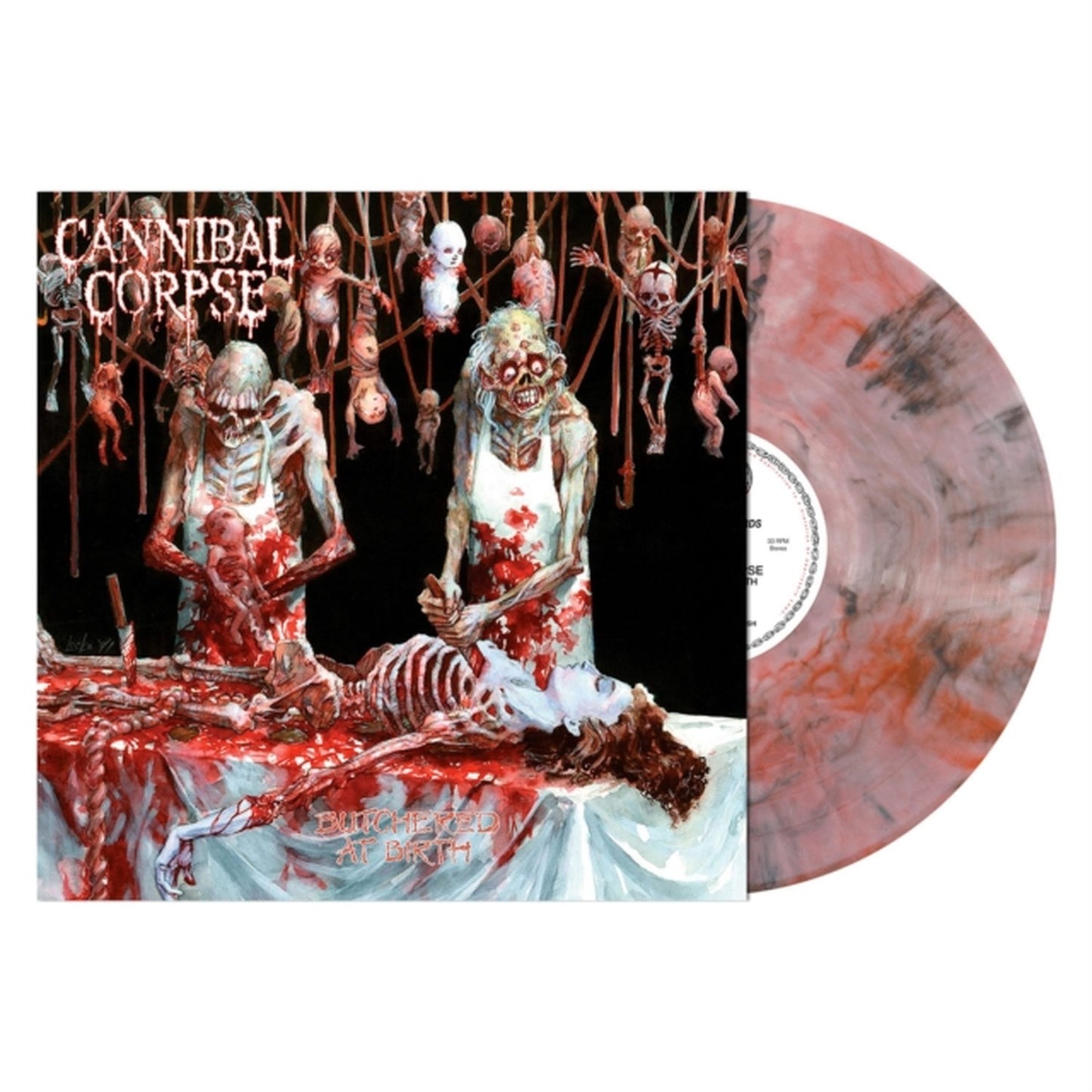 Butchered At Birth (Red & Black Smoke LP Vinyl)