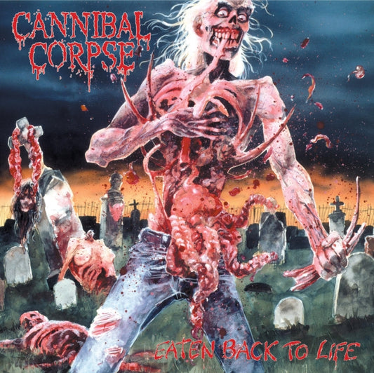 This LP Vinyl is brand new.Format: LP VinylMusic Style: Death MetalThis item's title is: Eaten Back To Life (Translucent Bloodshot LP Vinyl)Artist: Cannibal CorpseLabel: Metal Blade RecordsBarcode: 039842519012Release Date: 10/8/2021