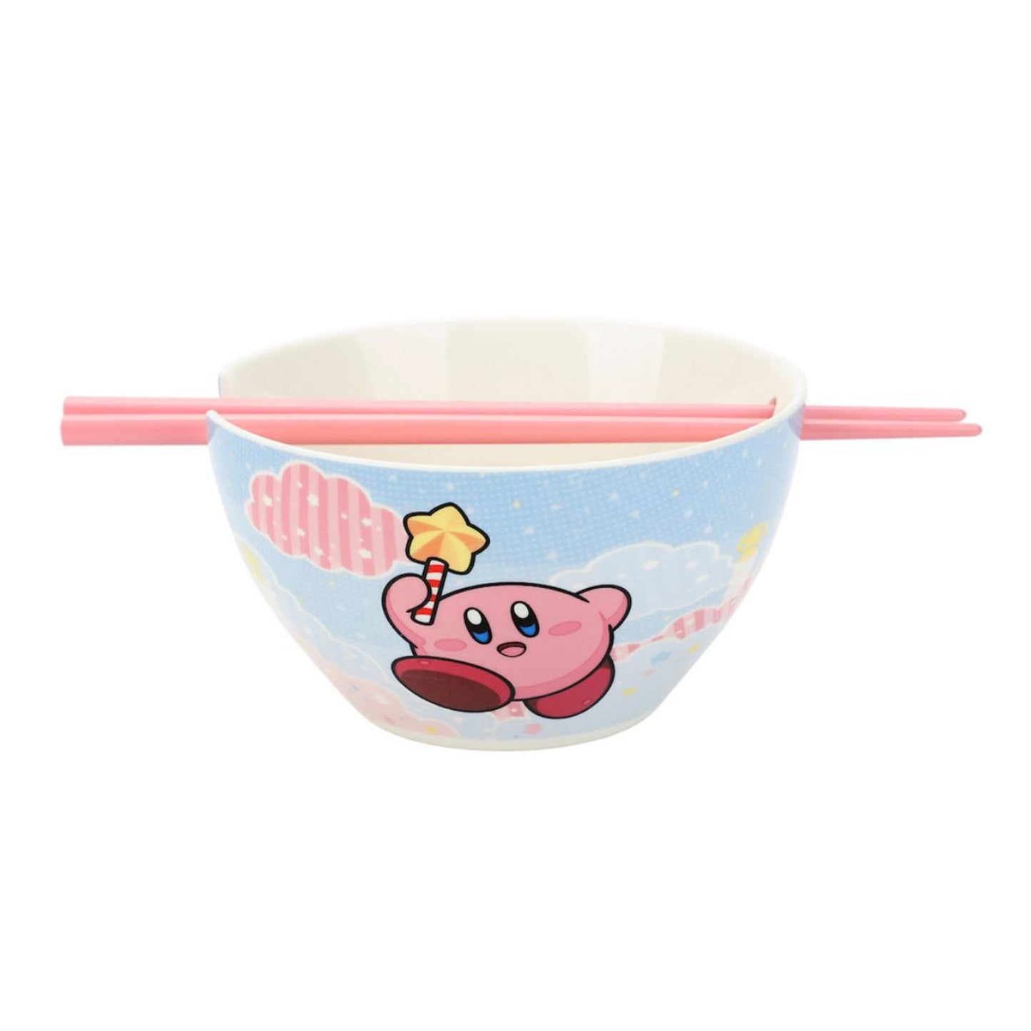 Ceramic Ramen Bowl 20 oz. w/ Chopsticks - Kirby