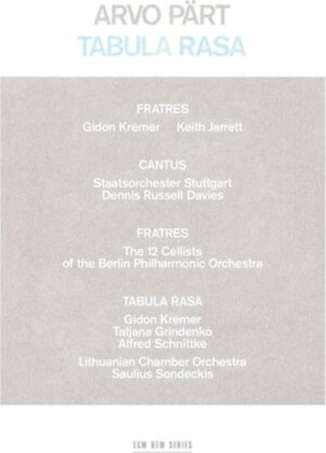 This LP Vinyl is brand new.Format: LP VinylMusic Style: Neo-ClassicalThis item's title is: Tabula Rasa Artist: Arvo PartLabel: ECM New SeriesBarcode: 042281776410Release Date: 9/13/2024