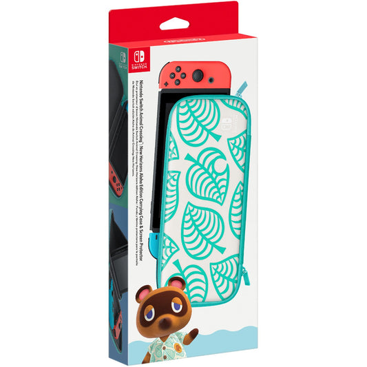 Switch Carrying Case + Screen Protector Animal Crossing: New Horizons Aloha Edition