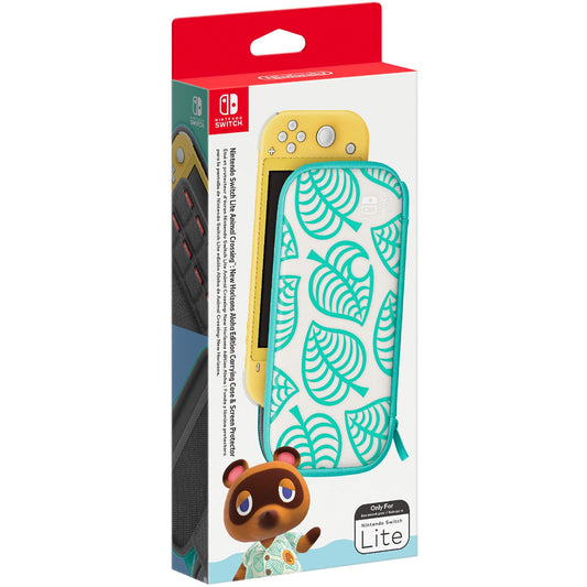 Switch Lite Carrying Case + Screen Protector Animal Crossing: New Horizons Aloha Edition