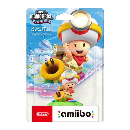 amiibo: Super Mario Bros Wonder Series - Captain Toad & Talking Flower