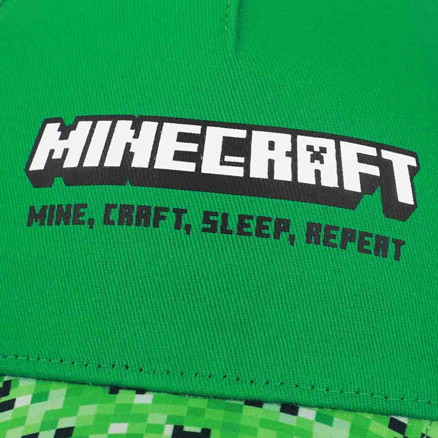 Hat Snapback Youth: Minecraft - Logo (Pre-Curved)