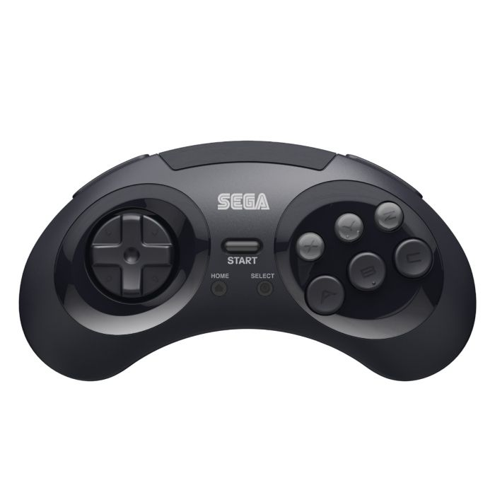 SEGA Genesis 8-Button 2.4GHz Wireless Arcade Pad: Black - Retro-Bit
