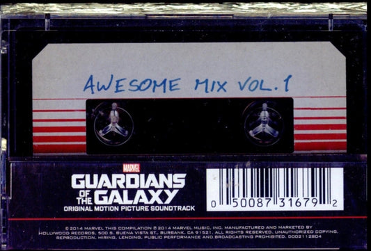 This Music Cassette is brand new.Format: Music CassetteMusic Style: Classic RockThis item's title is: Guardians Of The Galaxy: Awesome Mix Volume 1 OstArtist: Various ArtistsLabel: HOLLYWOOD RECORDSBarcode: 050087316792Release Date: 11/24/2014