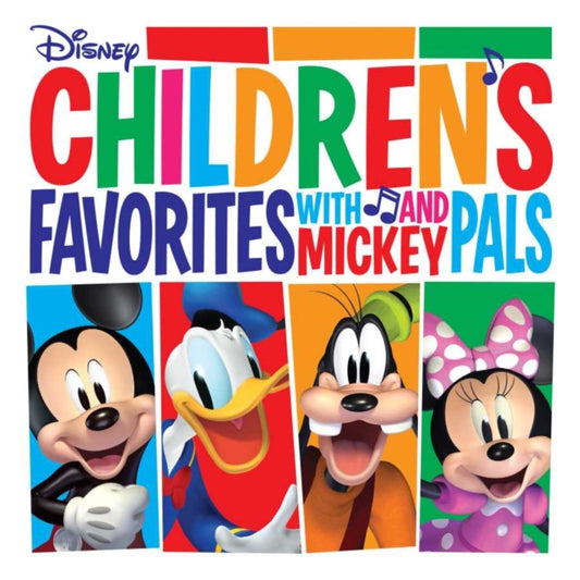 Various Artists - Children's Favorites With Mickey & Pals (Red LP Vinyl)