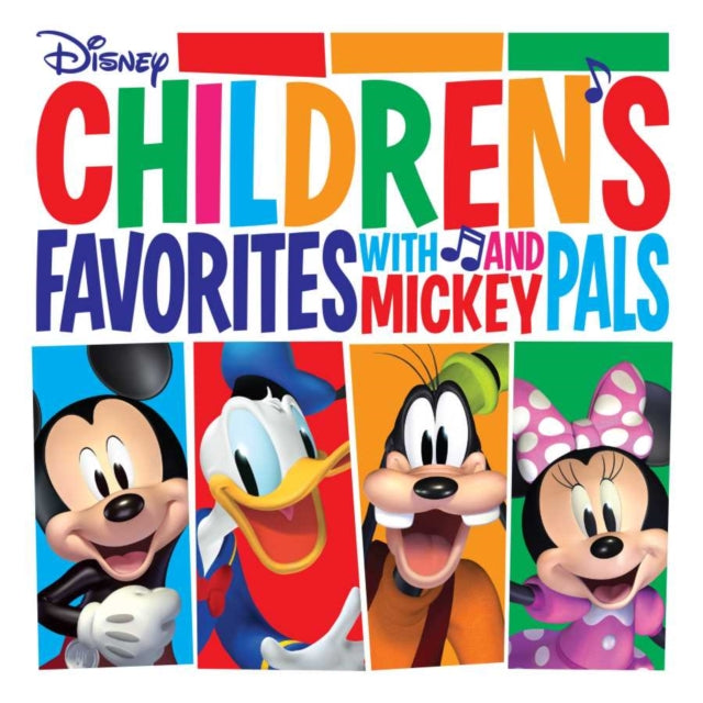 This LP Vinyl is brand new.Format: LP VinylMusic Style: Nursery RhymesThis item's title is: Children's Favorites With Mickey & Pals (Red LP Vinyl)Artist: Various ArtistsLabel: WALT DISNEY RECORDSBarcode: 050087463311Release Date: 7/24/2020