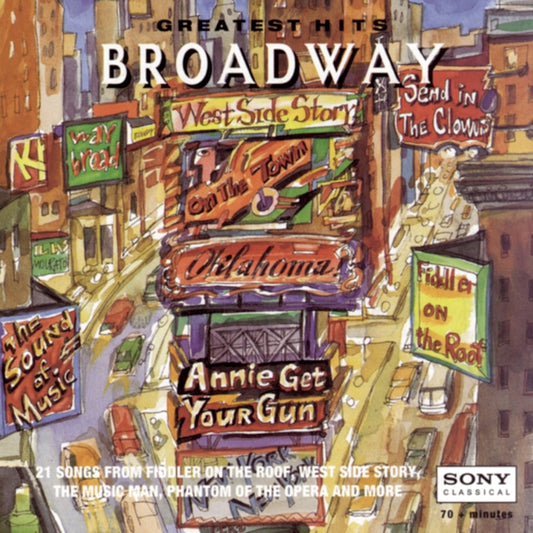 This CD is brand new.Format: CDMusic Style: MusicalThis item's title is: Broadway Greatest HitsArtist: Various ArtistsLabel: Sony ClassicalBarcode: 074646236529Release Date: 10/29/1996