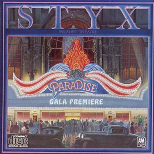 This CD is brand new.Format: CDMusic Style: Classic RockThis item's title is: Paradise TheatreArtist: StyxLabel: A&MBarcode: 075021324022Release Date: 6/1/1985