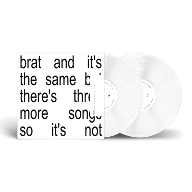 Brat & It's The Same But There's Three More Songs So It's Not (2LP/White Vinyl) & Brat & It's Completely Different (2LP/Brat Green Vinyl) & Charli Charli (2LP)