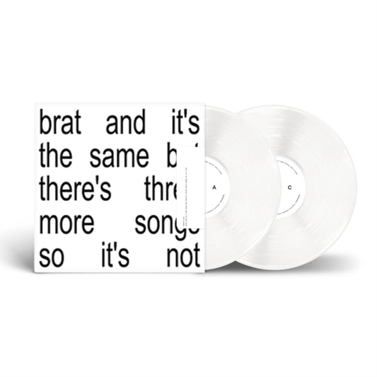 This LP Vinyl is brand new.Format: LP VinylMusic Style: Future PopThis item's title is: Brat & It's The Same But There's Three More Songs So It's Not (2LP/White Vinyl)Artist: Charli XcxLabel: AtlanticBarcode: 075678603983Release Date: 11/8/2024