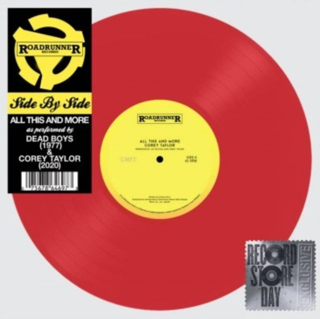 This 12 Inch Vinyl is brand new.Format: 12 Inch VinylMusic Style: Hard RockThis item's title is: All This & More (Side By Side) (Neon Coral Vinyl) (Rsd)Artist: Corey; Dead Boys TaylorLabel: ELEKTRABarcode: 075678646973Release Date: 11/27/2020