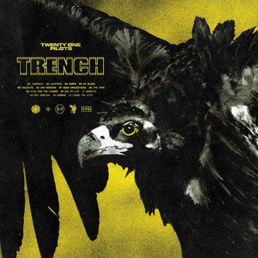 This LP Vinyl is brand new.Format: LP VinylMusic Style: Alternative RockThis item's title is: Trench (2LP/Dl Code)Artist: Twenty One PilotsLabel: FUELED BY RAMENBarcode: 075678654695Release Date: 10/5/2018