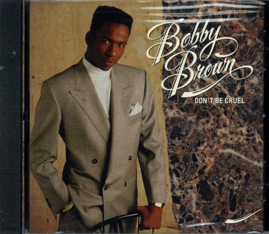 This CD is brand new.Format: CDMusic Style: Contemporary R&BThis item's title is: Don't Be CruelArtist: Bobby BrownLabel: GEFFENBarcode: 076742218522Release Date: 6/20/1988