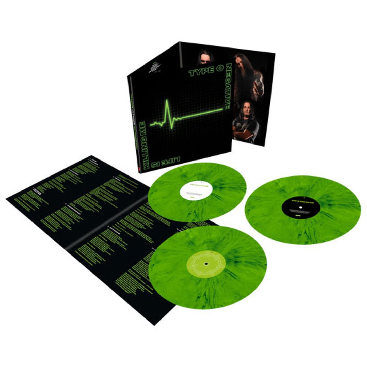 Bloody Kisses: Suspended In Dusk (2LP/Green/Black Vinyl) & Life Is Killing Me (20Th Anniversary Ed/3LP/Rog Limited Edition)