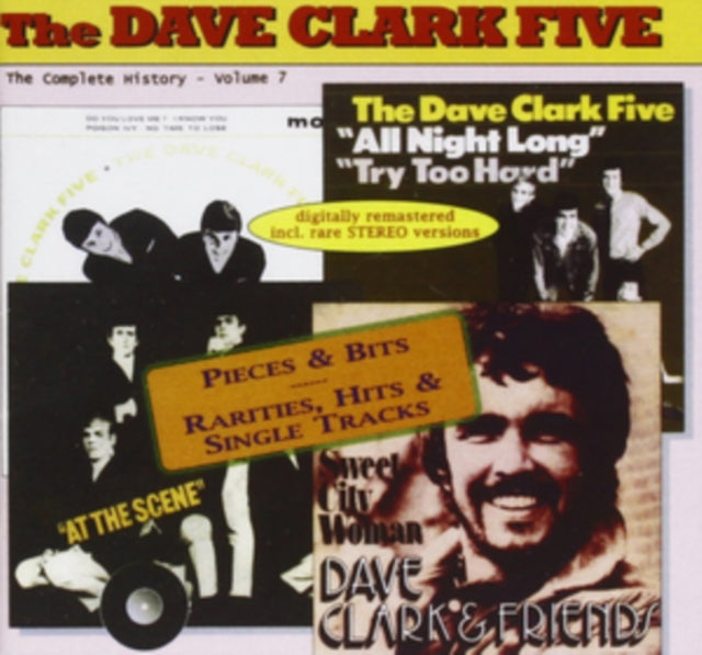 This CD is brand new.Format: CDThis item's title is: Volume 7: Rarities / Hits / SinglesArtist: Dave Clark FiveLabel: BITS AND PIECESBarcode: 082332770028Release Date: 11/20/2020