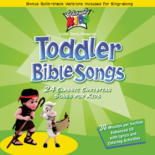 This CD is brand new.Format: CDMusic Style: ReligiousThis item's title is: Toddler Bible SongsArtist: Cedarmont KidsLabel: Cedarmont MusicBarcode: 084418014422Release Date: 9/24/2002