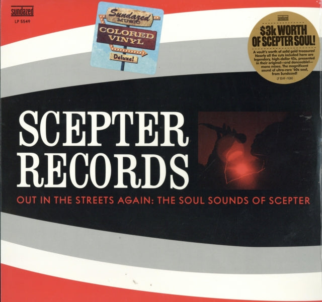 This LP Vinyl is brand new.Format: LP VinylMusic Style: SoulThis item's title is: Out In The Streets Again: Soul Sounds Of Scepter (Red LP Vinyl/Limited Edition)Artist: Various ArtistsLabel:  INC. SUNDAZED MUSICBarcode: 090771554918Release Date: 4/1/2017