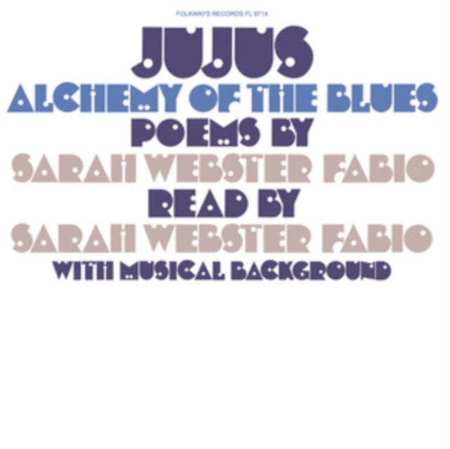 This LP Vinyl is brand new.Format: LP VinylThis item's title is: Jujus/Alchemy Of The Blues: Poems By Sarah Webster FabioArtist: Sarah Webster FabioLabel: SMITHSONIAN FOLKWAYSBarcode: 093070971417Release Date: 9/15/2023