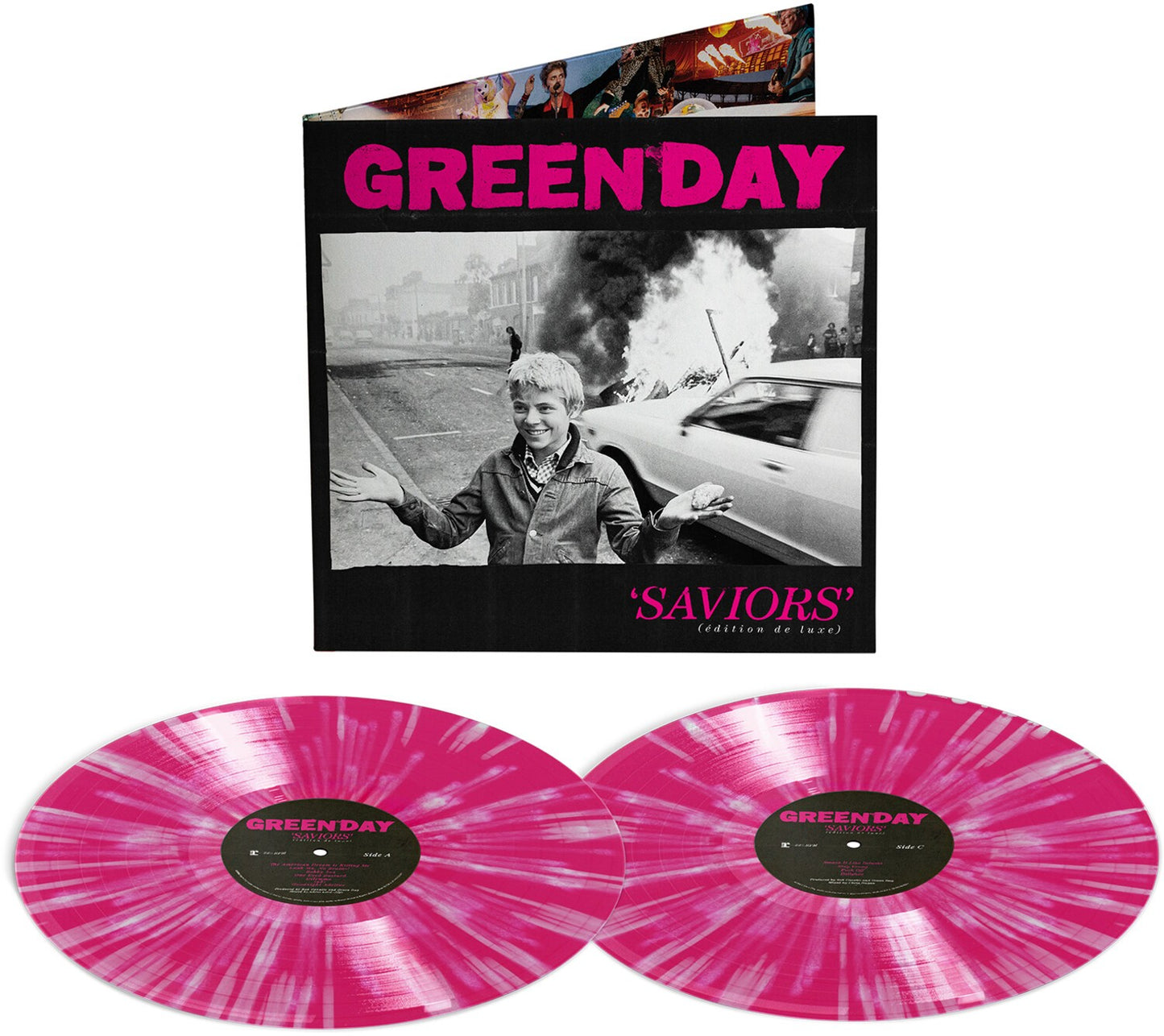 International Superhits & Saviors (Edition De Luxe/2LP/Hot Pink W/ White Splatter Vinyl) & American Idiot (2LP/Red & Black Splatter Vinyl) & Saviors (180G/Deluxe LP Vinyl) & Saviors & Bbc Sessions (X) (2LP/Milky Clear Vinyl) (I) & Dookie