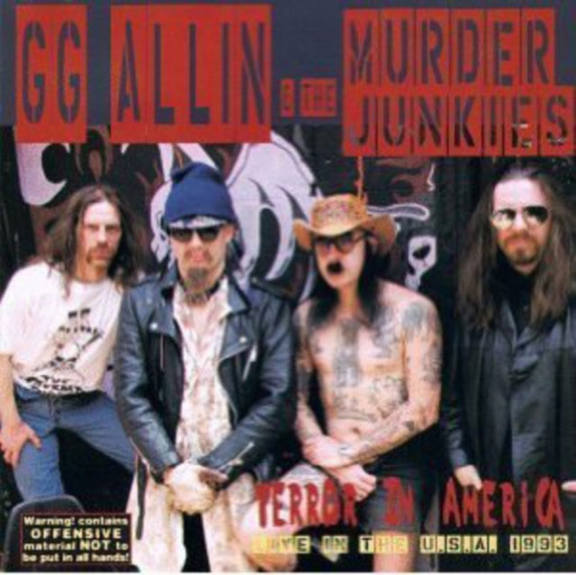 This LP Vinyl is brand new.Format: LP VinylMusic Style: PunkThis item's title is: Terror In AmericaArtist: Gg & The Murder Junkies AllinLabel: ALIVE RECORDSBarcode: 095081001213Release Date: 2/21/2012