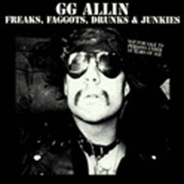 Product Image : This CD is brand new.<br>Format: CD<br>Music Style: Hardcore<br>This item's title is: Freaks, Faggots, Drunks & Junkies<br>Artist: Gg Allin<br>Barcode: 095451000327<br>Release Date: 4/21/1997